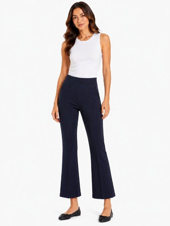 SPANX Pants - Spanx Polished On-the-Go Kick Flare Pants Black Style 20367R Blue Size Large